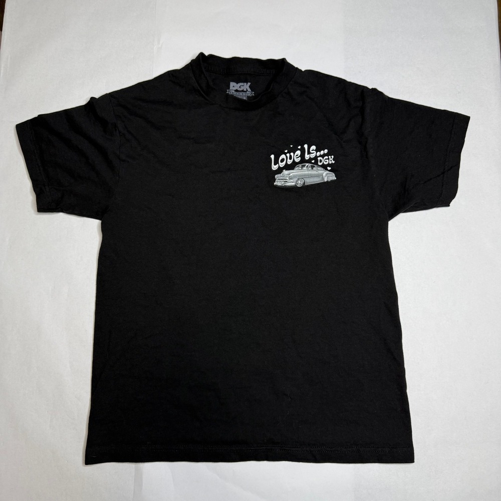 DGK Love Is... Black T-Shirt size medium